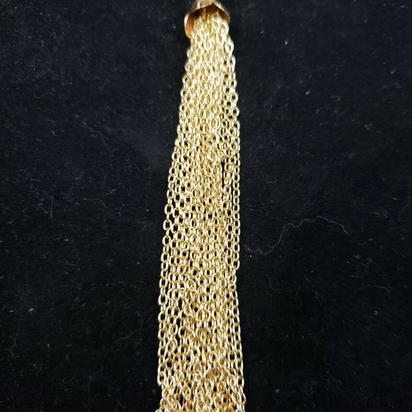 C1946 Cross, Calico and Rose Gold Tone Necklace - Picture 4 of 9